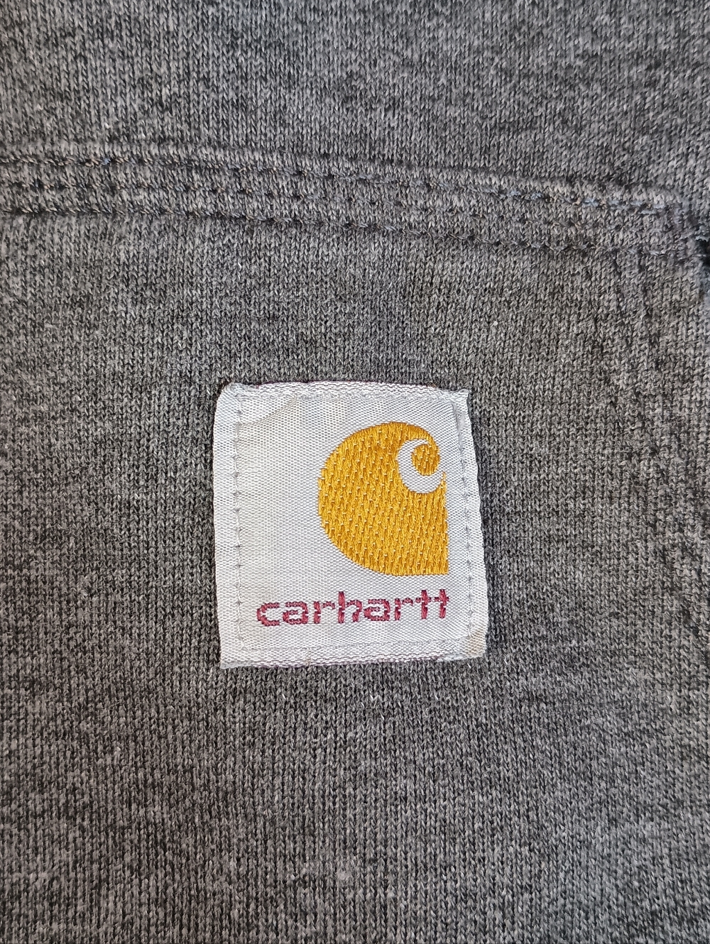 Carhartt Men's 2XL Gray Original Fit Workwear Outdoor Full Zip Sweatshirt Hoodie - Picture 3 of 7